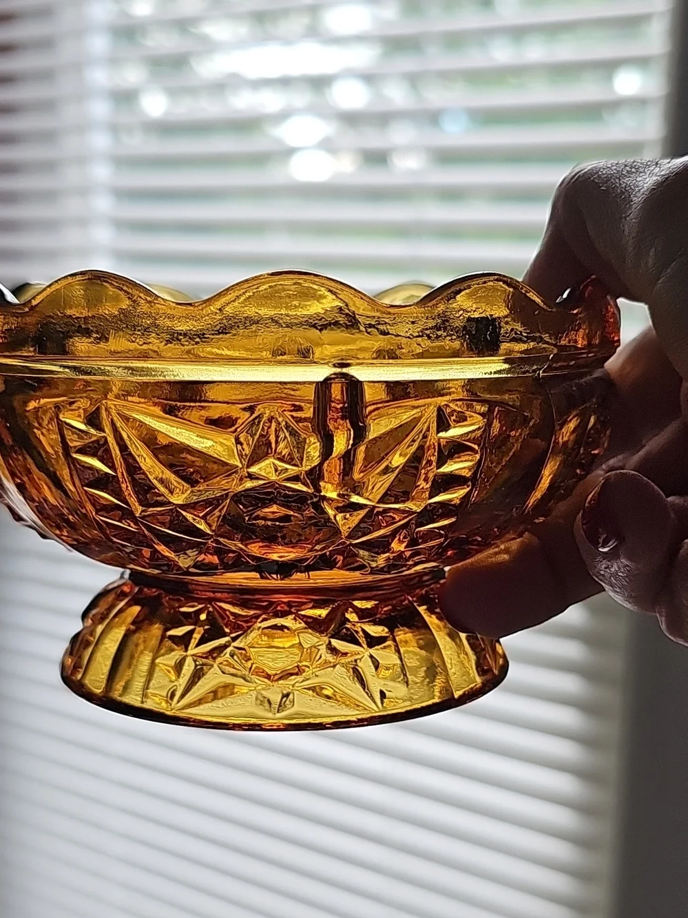 Indiana Glass rich amber